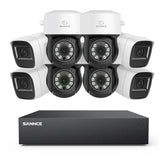 1080P 8 Channel PT Security Camera System - Hybrid 5-in-1 DVR, Pan & Tilt CCTV Camera, 100 ft Night Vision, Motion Detection, Outdoor, Waterproof